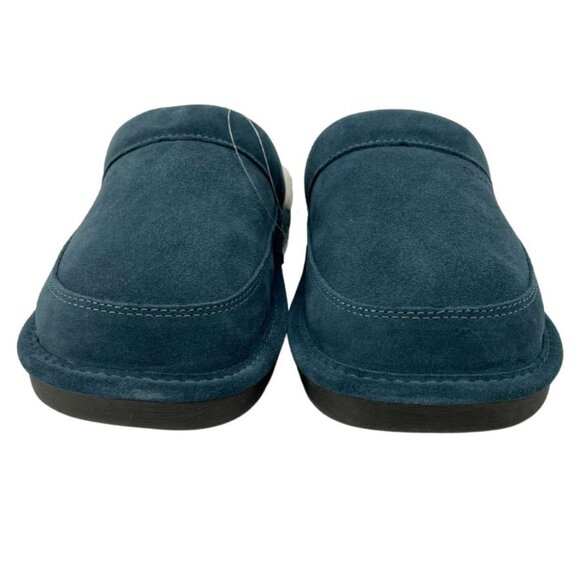 Nuknuuk Men's Denim Blue Leather Slippers | Various Sizes - Picture 2 of 6